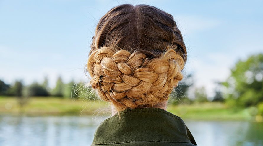 hairstyle dutch braided prom updo